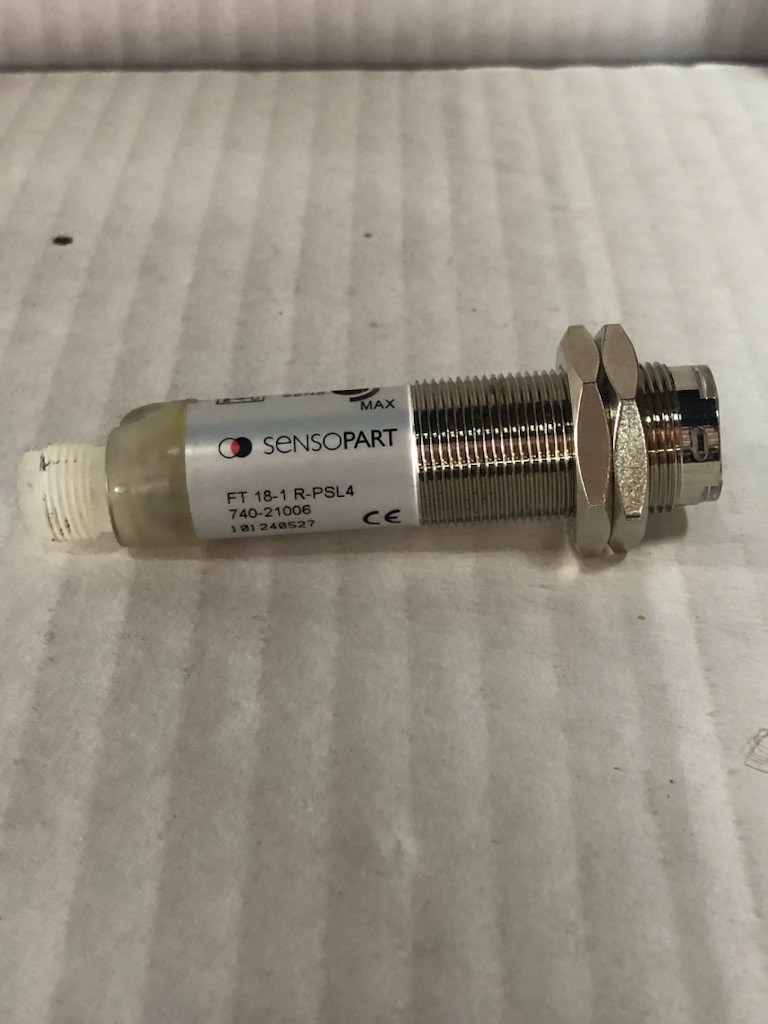 Sensopart FT18-1-R-PSL4, Photoelectric Sensor, M18, PNP, 400mm Scanning Distance
