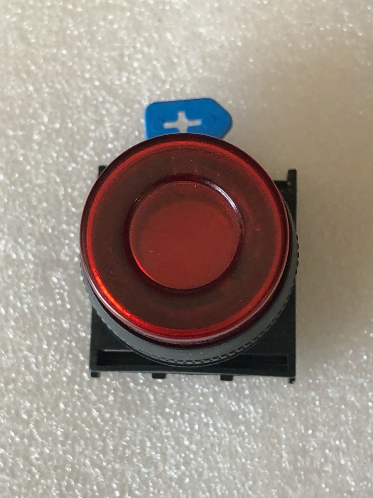 c3 Controls W22IPB-ER, Extended Red Pushbutton