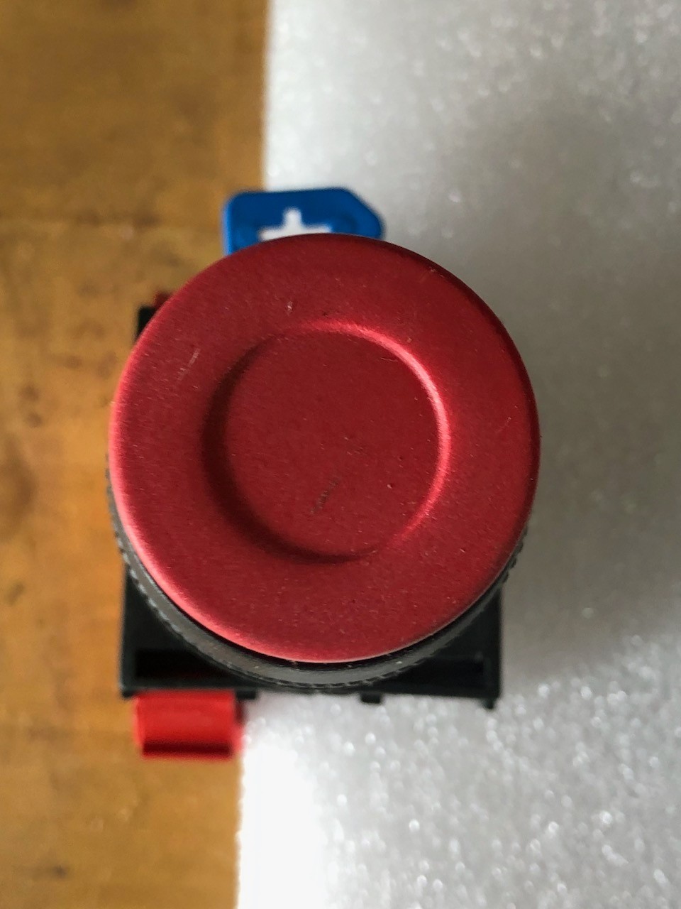 c3 Controls W22PB-ER-01, Extended Red Pushbutton with 1 NC Contact Block