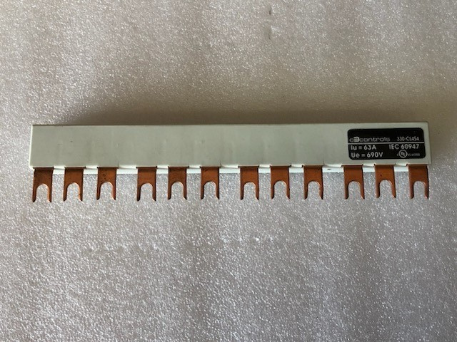 c3 Controls #330-CL454 IEC Motor Starter Connecting Link, 4 Gang, 63A, 690V