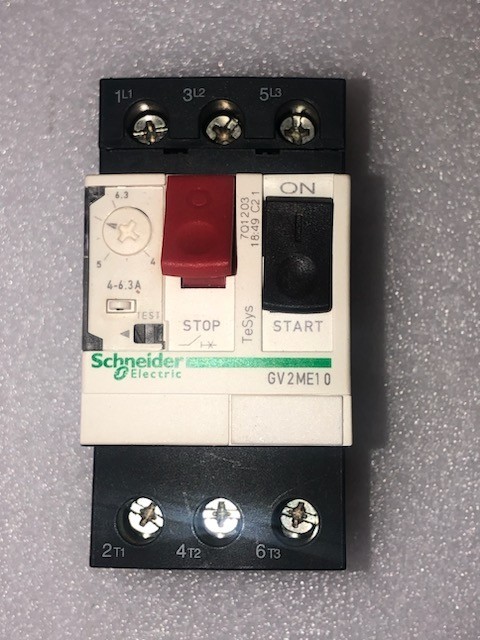 Schneider Electric GV2ME10, 4-6.3A Adjustable Manual Motor Starter