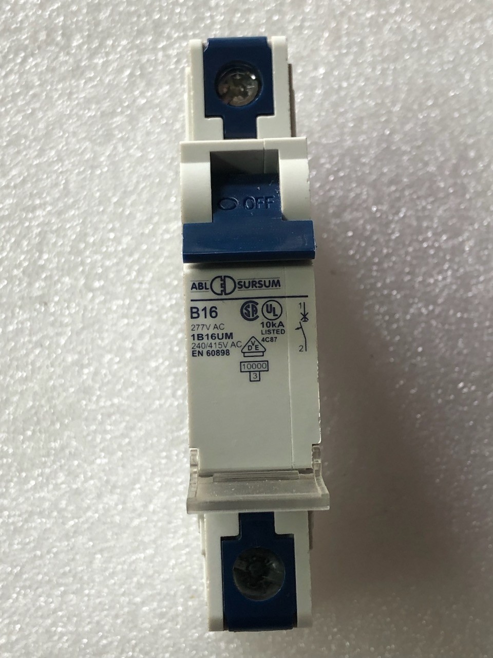 ABL Sursum (Altech) 1B16UM, Circuit Breaker, 1 Pole, 16A, 240/415V