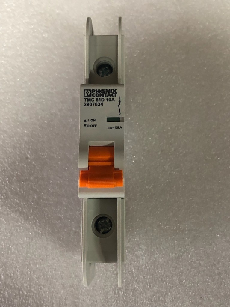 Phoenix TMC 81D 10A, Circuit Breaker, 10A, Single Pole, 2907634