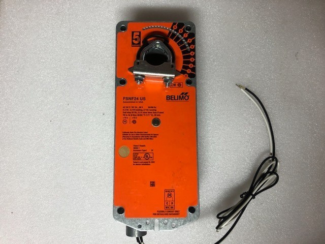 Belimo FSNF24 US, Spring Return Actuator, ON/OFF Control, 24VAC or 24-36VDC