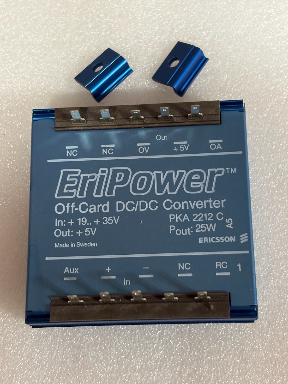 Ericsson PKA 2212C, EriPower DC/DC Converter, In: 19-35VDC, Out: +5VDC