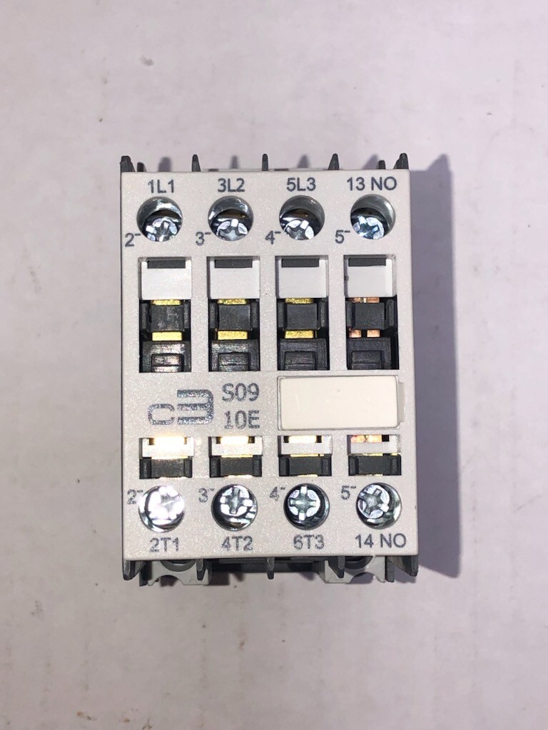 c3 CONTROLS #300-S09N30XC10 9A CONTACTOR, 24VAC Coil, 1 NO Aux Contact