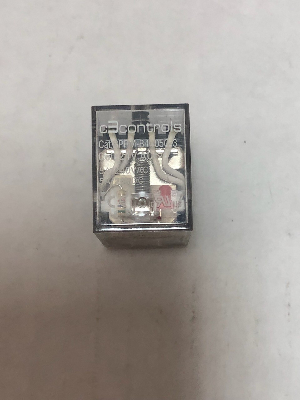 c3 Controls #GPRM-B4C05C-3, 4PDT 24VAC RELAY, 5A