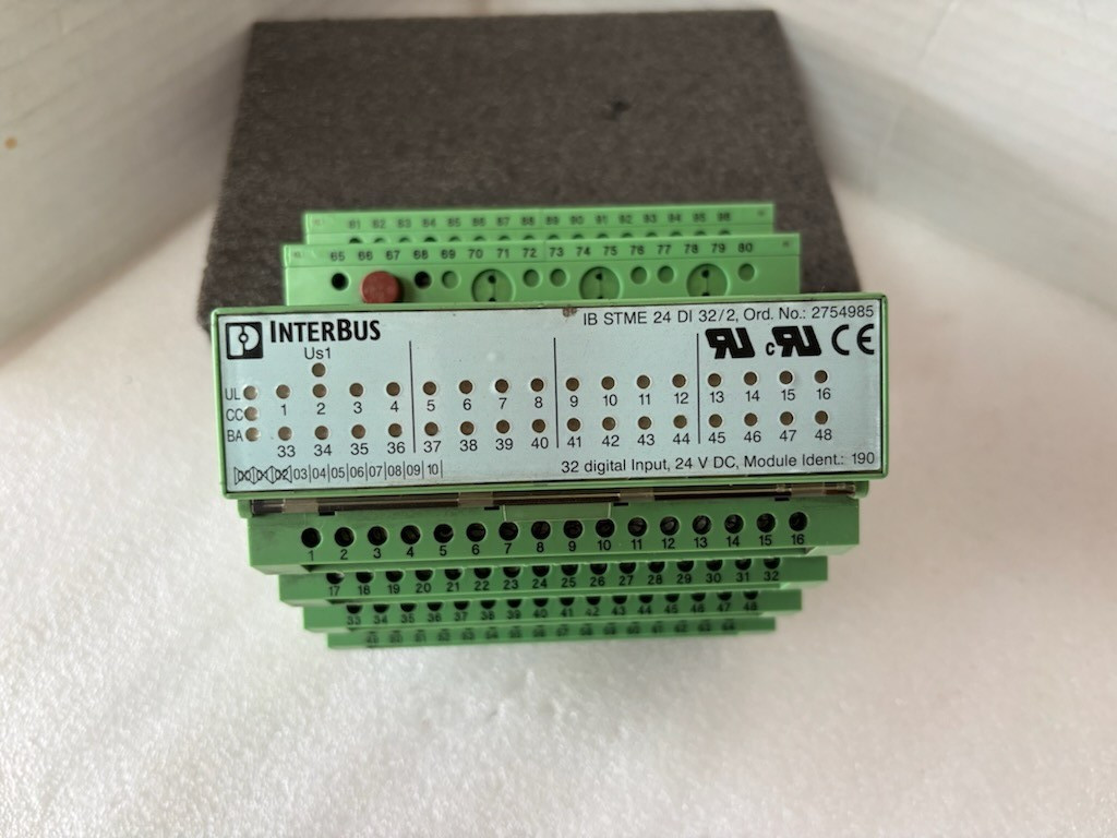 Phoenix Contact 2754985, 32 Channel Digital Input Interbus Terminal, 24VDC