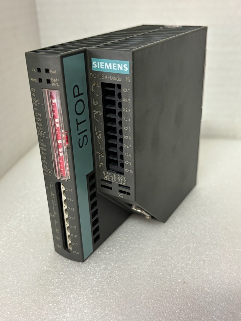 Siemens 6EP1931-2EC31, SITOP DC UPS Module, 24VDC, 15A