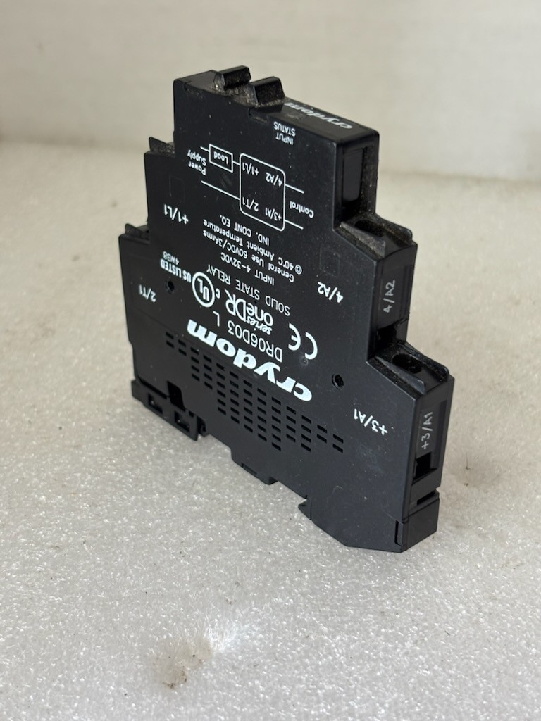 Crydom DR06D03 SeriesOne DR Solid State Relay SSR 3A 60VDC 4-32VDC DIN