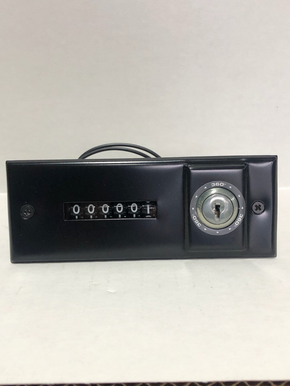 Trumeter P32-1026 Electromechanical Counter, 6-Digit, Lock & Key Reset, 120V