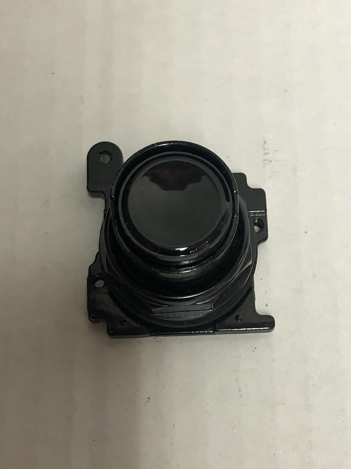 Cutler Hammer E34EHB1 Black Pushbutton, Half Shroud, Corrosion Resistant
